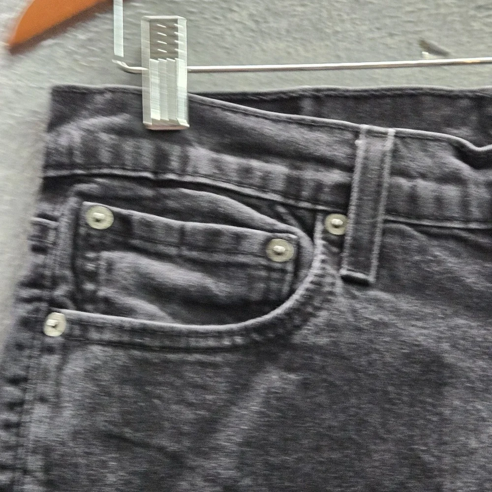 Levi's 514 Men‎ Jeans 32X32 Black Denim Straight Fit 28